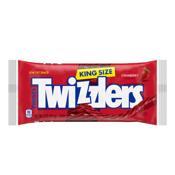 TWIZZLERS Réglisse à la Fraise Taille King, 5 oz