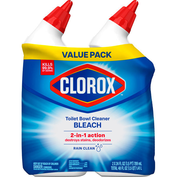 Clorox Toilet Bowl Cleaner, Rain Clean - Premium Cleaning Solution