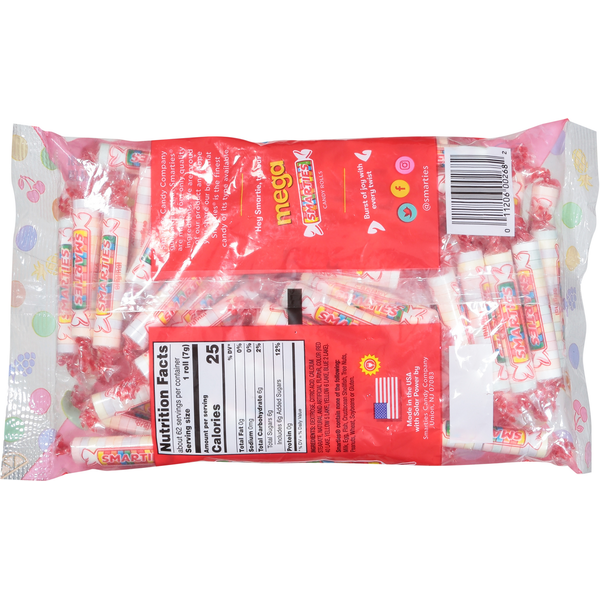 Rollos de Caramelo Smarties, Original - Dulce Clásico