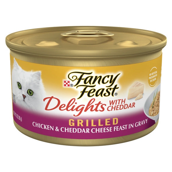 Purina Fancy Feast Delicias de Pollo a la Parrilla y Queso Cheddar