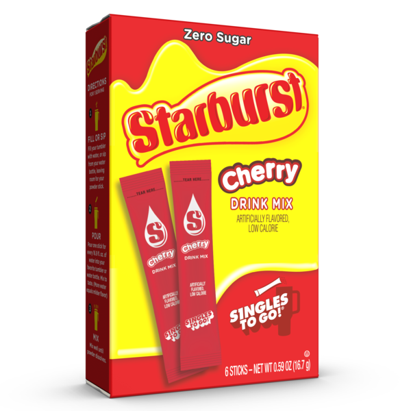 STARBURST Cherry Drink Mix - Low Calorie Refreshment