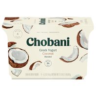 Yaourt grec Chobani faible en gras à la noix de coco