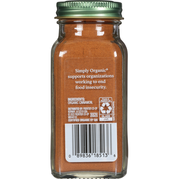 Cannelle Bio Simply Organic - Épice Premium pour l'Excellence Culinaire