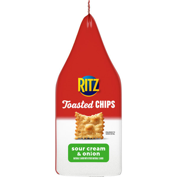 Ritz Toasted Chips Sour Cream and Onion Crackers - 8 oz