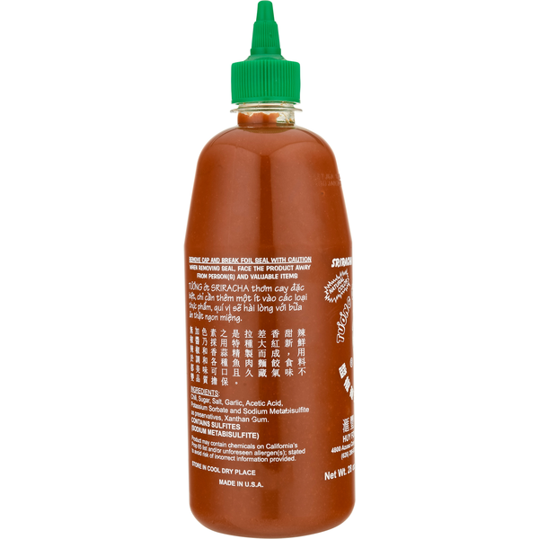 Salsa Picante de Chile Sriracha Huy Fong Foods