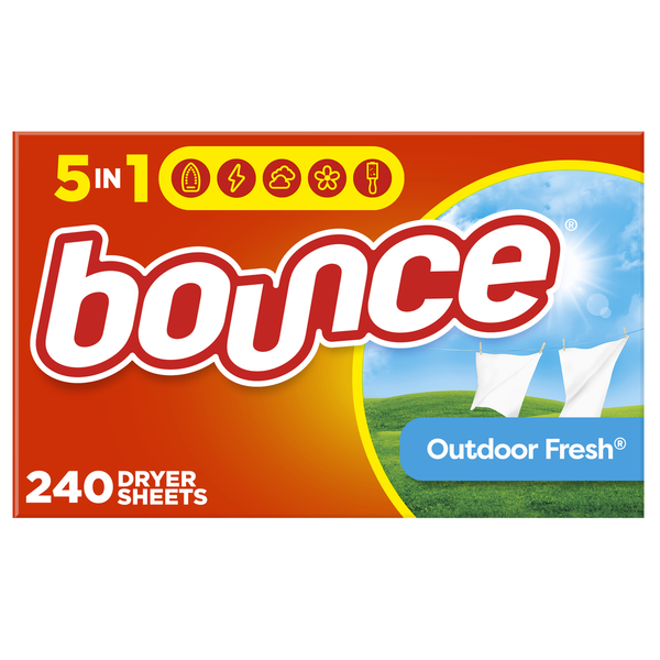 Hojas de suavizante de telas Bounce, Frescura al aire libre
