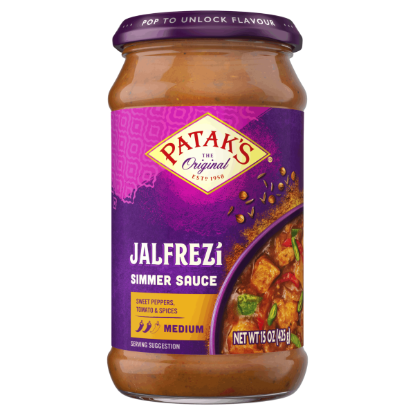 Patak's Jalfrezi Simmer Sauce - Authentic Flavor Experience
