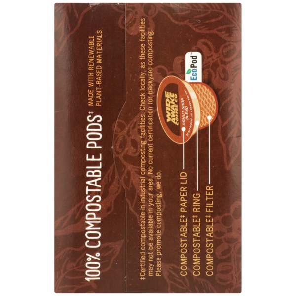 Wide Awake Medium Roast Donut Shop Blend Coffee Pods