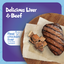 Blue Buffalo Bursts Crunchy Cat Treats - Foie de poulet et boeuf