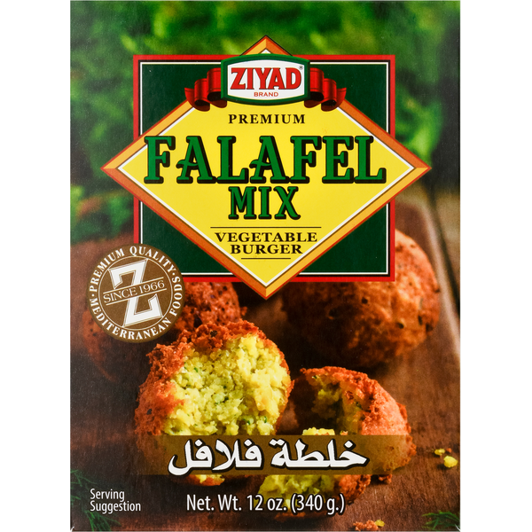 Ziyad Premium Falafel Mix - Plant-Based Burger