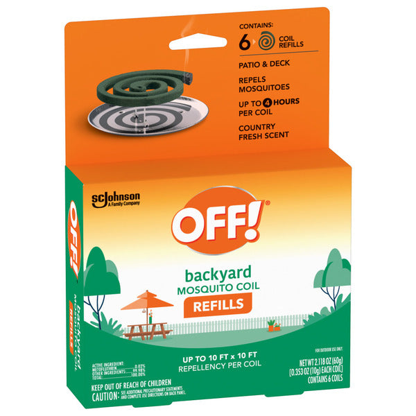 Recargas de espirales para mosquitos Off!® Backyard
