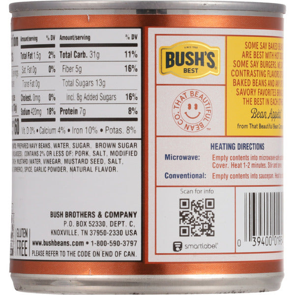 Haricots cuits à la mode de Boston de Bush