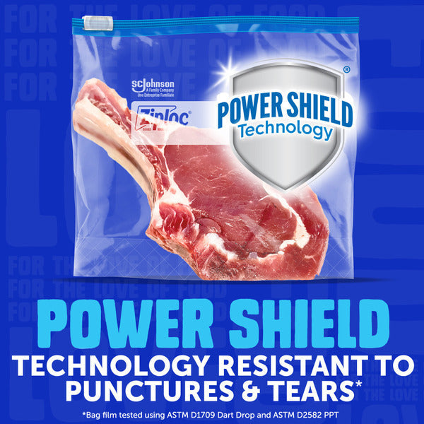 Bolsas de Congelación Ziploc Quart con Tecnología Power Shield™