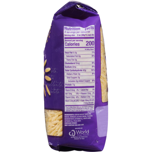DaVinci Signature Orzo Pasta