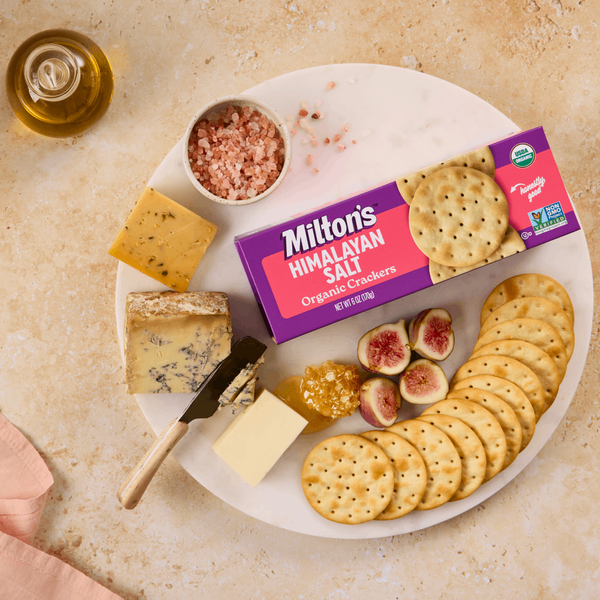 Milton's Organic Crackers with Himalayan Salt