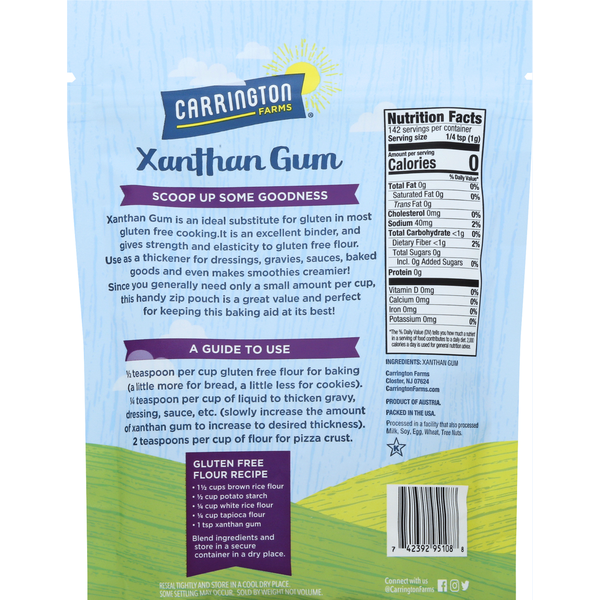 Carrington Farms Xanthan Gum - Premium Baking Ingredient