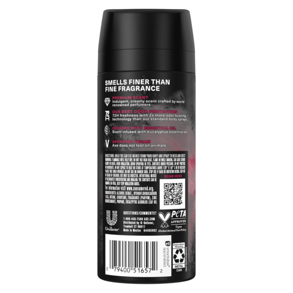 Aérosol Déodorant AXE Cherry Spritz
