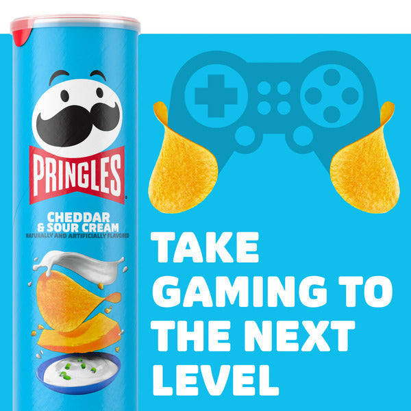 Pringles Cheddar and Sour Cream Potato Crisps, 5.5 oz