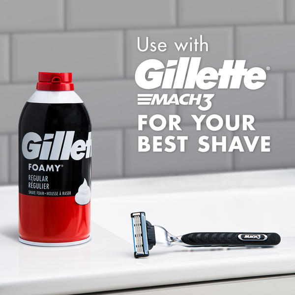 Gillette Foamy Classic Shave Foam pour Hommes - Parfum Original