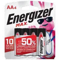 Piles alcalines AA Energizer - Source d'énergie fiable
