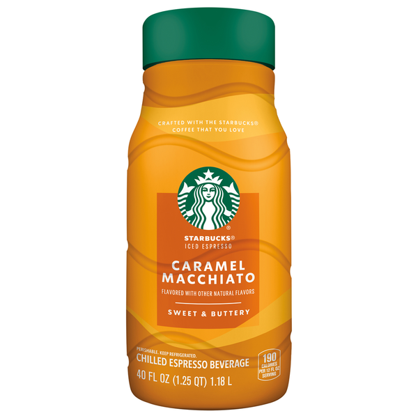 Starbucks Chilled Caramel Macchiato Espresso Beverage