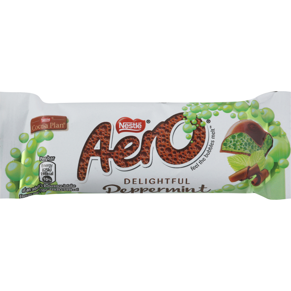 Barre de chocolat à la menthe poivrée Nestlé - Plaisir délicieux