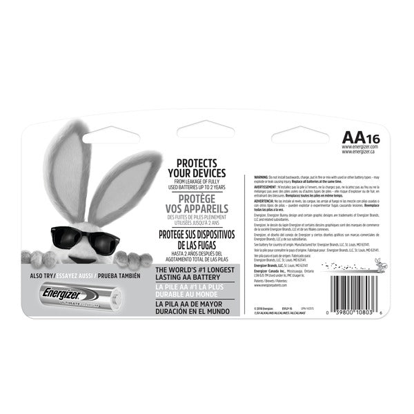 Baterías Alcalinas AA Energizer - Fuente de Energía Confiable