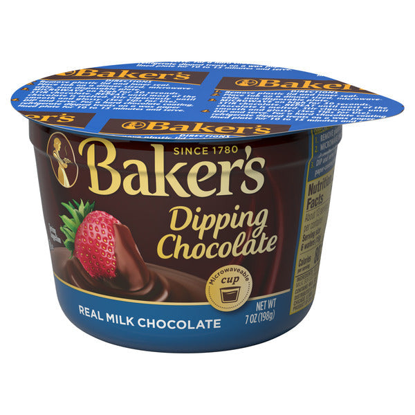 Chocolat à tremper au lait véritable de Baker