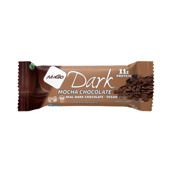 NuGo Dark Mocha Chocolate Vegan Protein Bar