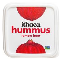 Ithaca Lemon Beet Hummus - Non-GMO, Minimal Ingredients
