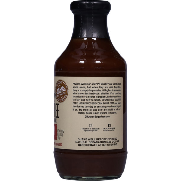 Sauce BBQ G Hughes sans sucre au goût hickory