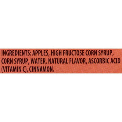 Indian Summer Fruitmates Cinnamon Apple Sauce