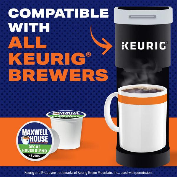 Maxwell House Decaf House Blend Medium Roast K-Cup Coffee Pods