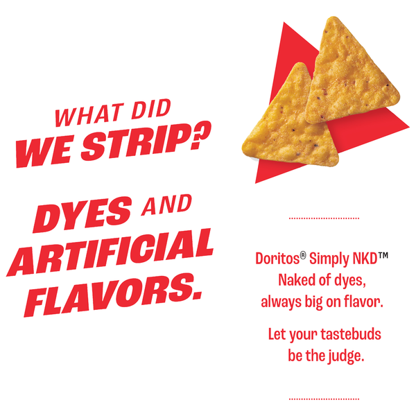 Doritos Simply NKD Nacho Cheese Tortilla Chips
