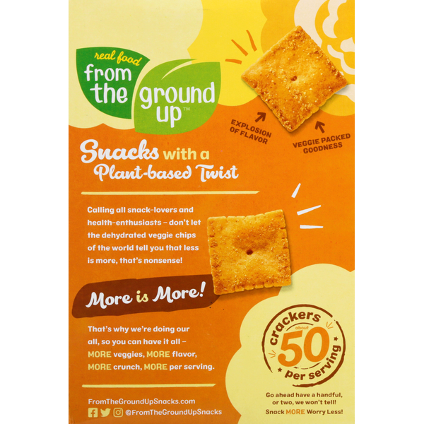 Galletas de Coliflor Cheddar From the Ground Up