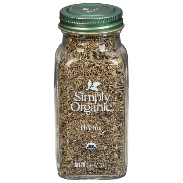 Simply Organic Thyme - Premium Culinary Herb
