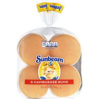 Panecillos de hamburguesa enriquecidos Sunbeam
