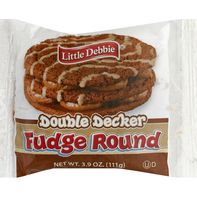 Little Debbie Fudge Round Double Decker Cookies