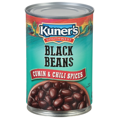 Kuner's Black Beans with Cumin & Chili Spices