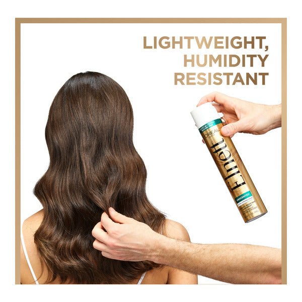 L'Oreal Satin Spray para el Cabello de Fijación Extra Fuerte - Sin Fragancia