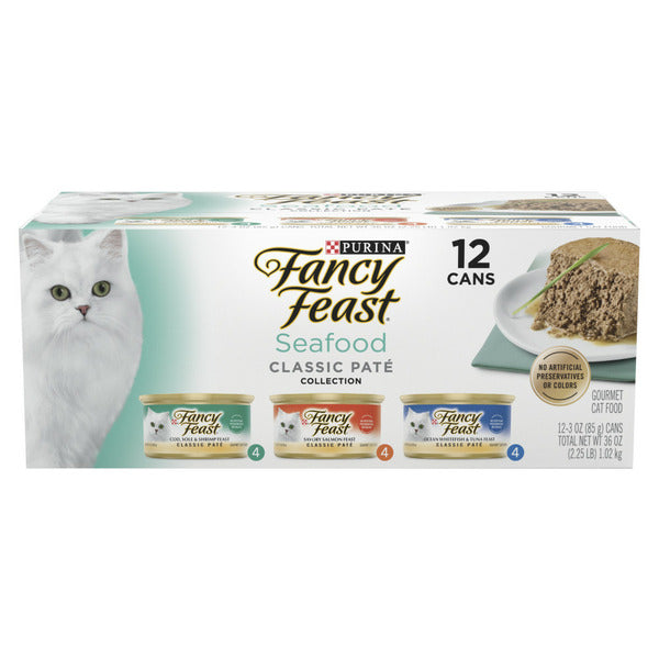 Collection de Pâté Classique aux Fruits de Mer Purina Fancy Feast