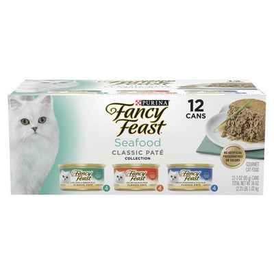 Purina Fancy Feast Seafood Classic Pate Collection