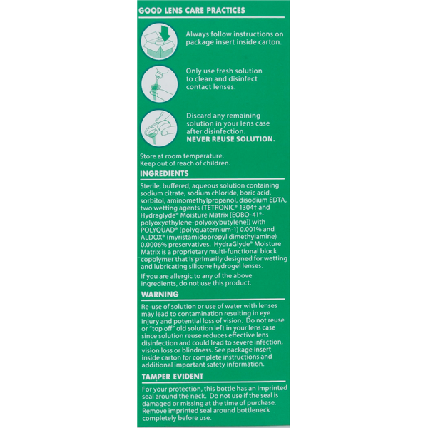 OPTI-FREE Multi-Purpose Disinfecting Solution with HydraGlyde