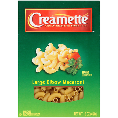 Macarrones en Codo Grandes Creamette