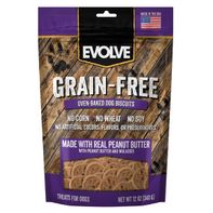 Galletas para Perros de Mantequilla de Maní al Horno Sin Granos EVOLVE