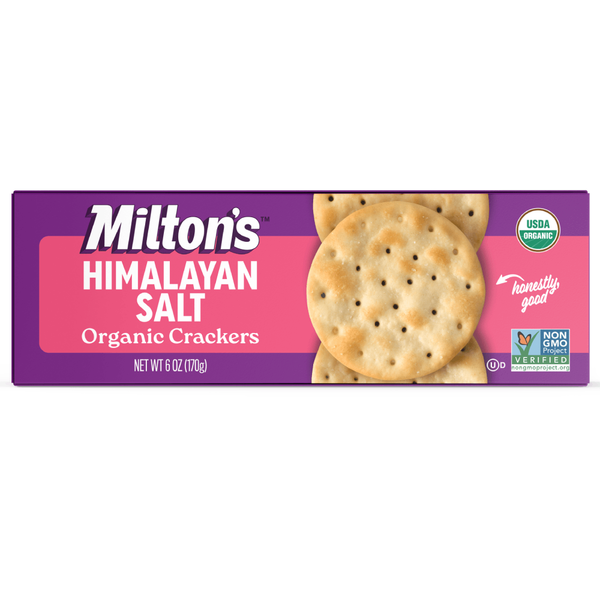 Milton's Organic Crackers with Himalayan Salt