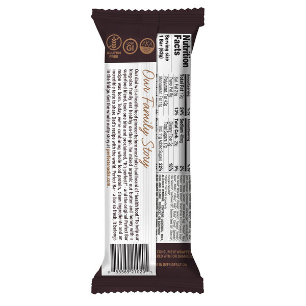 Barra de Proteína Perfect Bar de Chocolate Oscuro y Almendra - Sin Gluten 2 oz