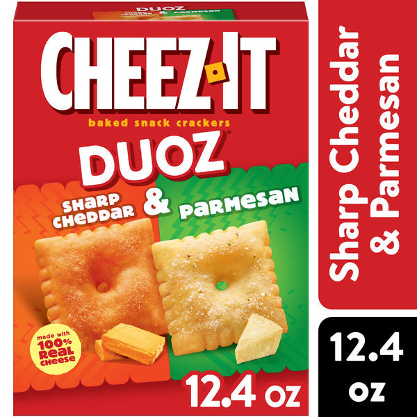 Cheez-It DUOZ Crackers au Cheddar Fort et Parmesan, 12,4 oz