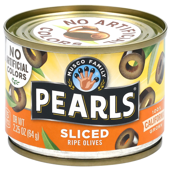 Aceitunas Rojas Rebanadas Pearls de California