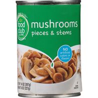 Champignons en conserve Food Club, morceaux et tiges
